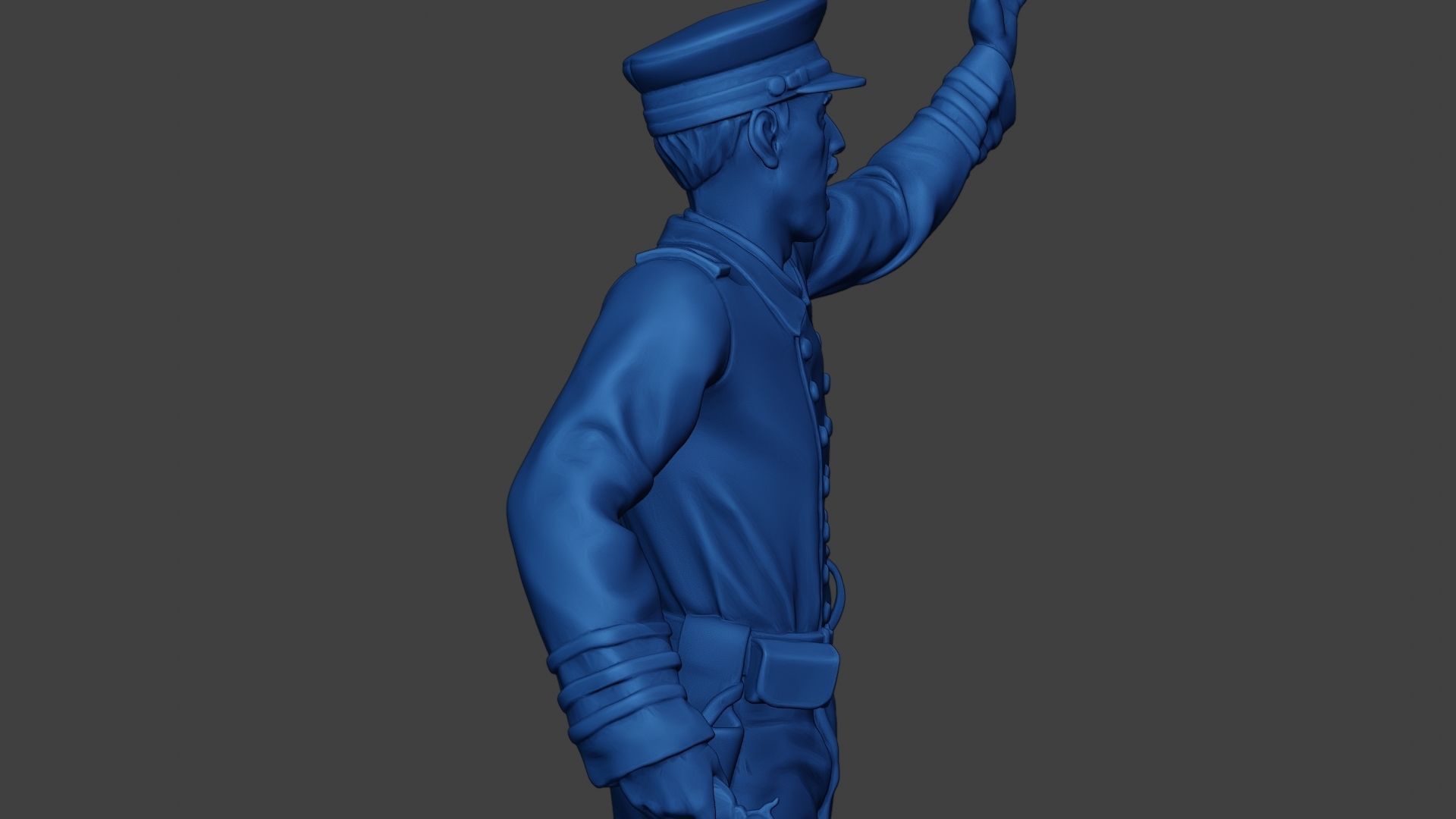 American Naval Officer Warnig Civil War Union ACWUS1 3D print model_20