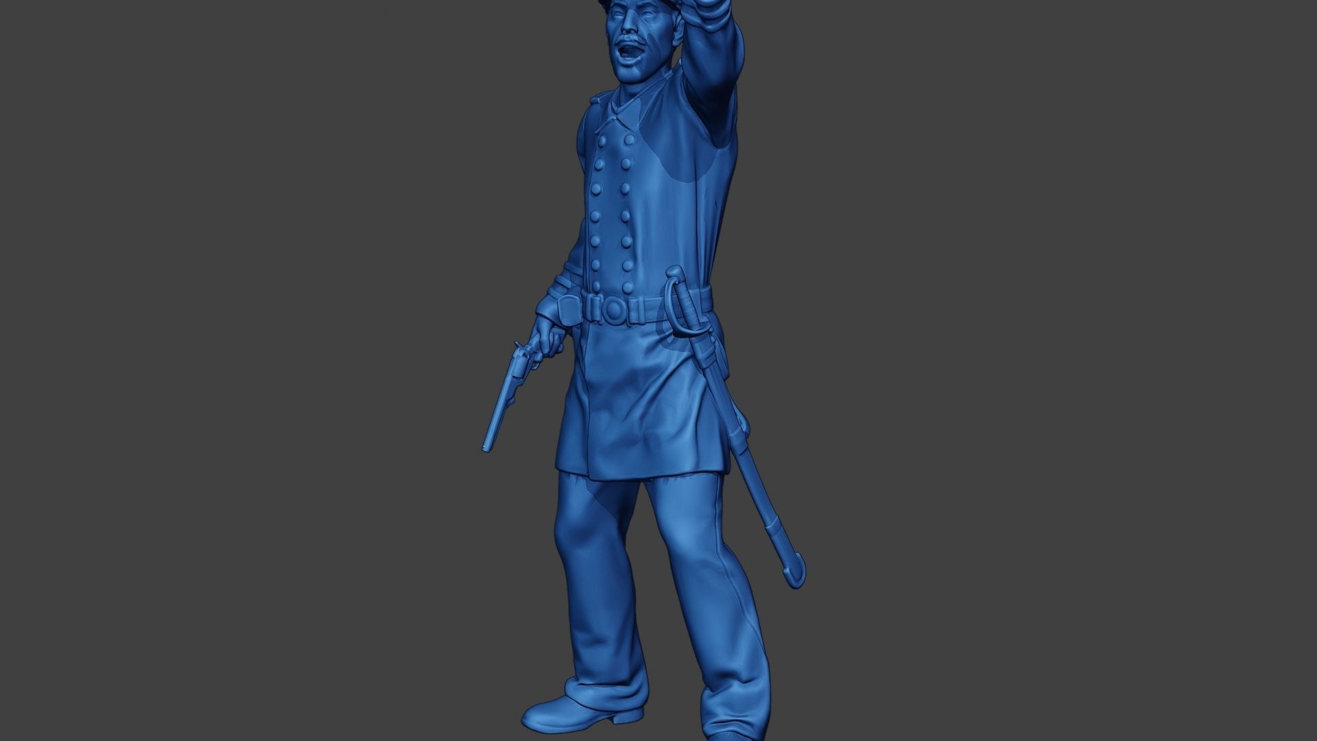 American Naval Officer Warnig Civil War Union ACWUS1 3D print model_27