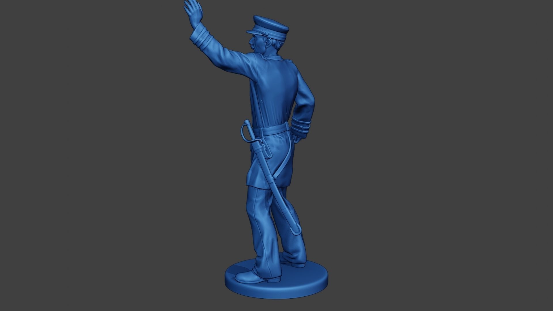 American Naval Officer Warnig Civil War Union ACWUS1 3D print model_4