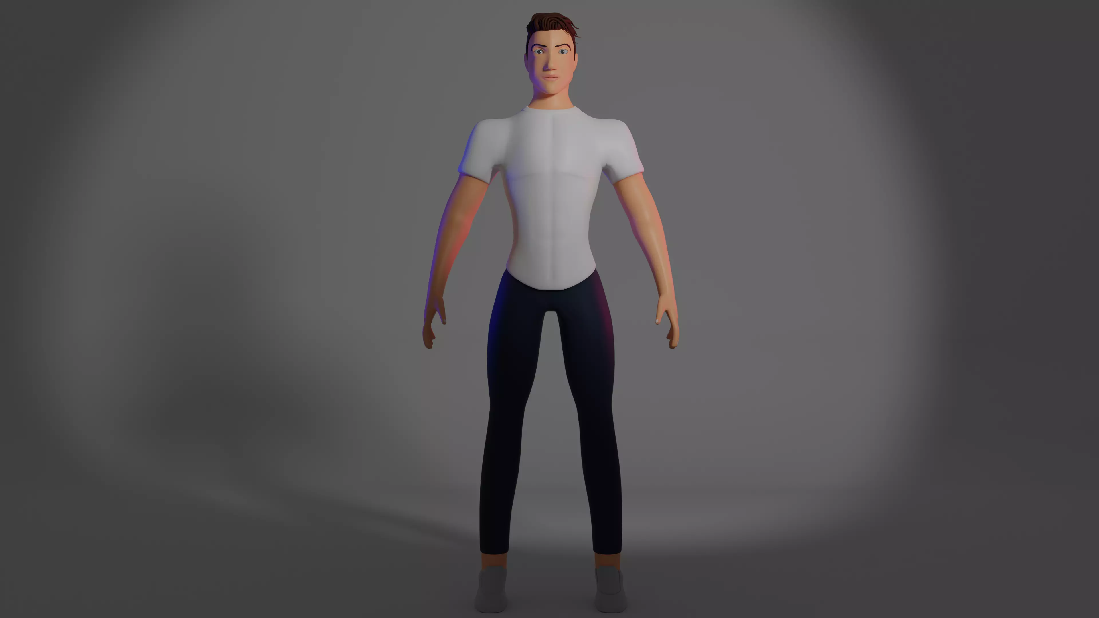 NOAH 3D ACTOR Free low-poly 3D model_0