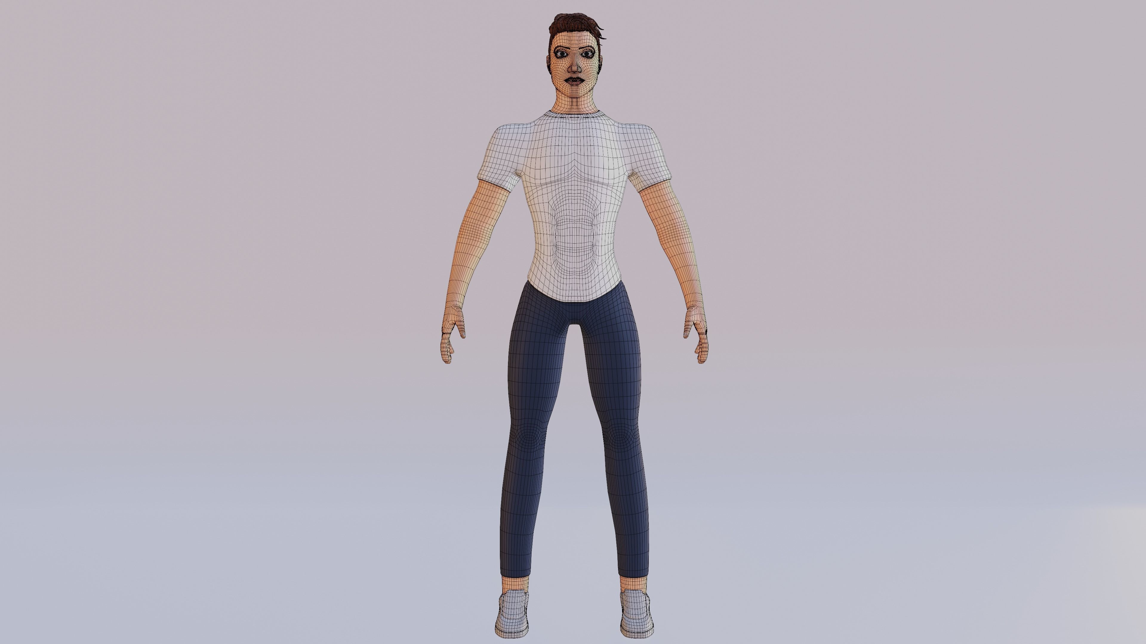 NOAH 3D ACTOR Free low-poly 3D model_3