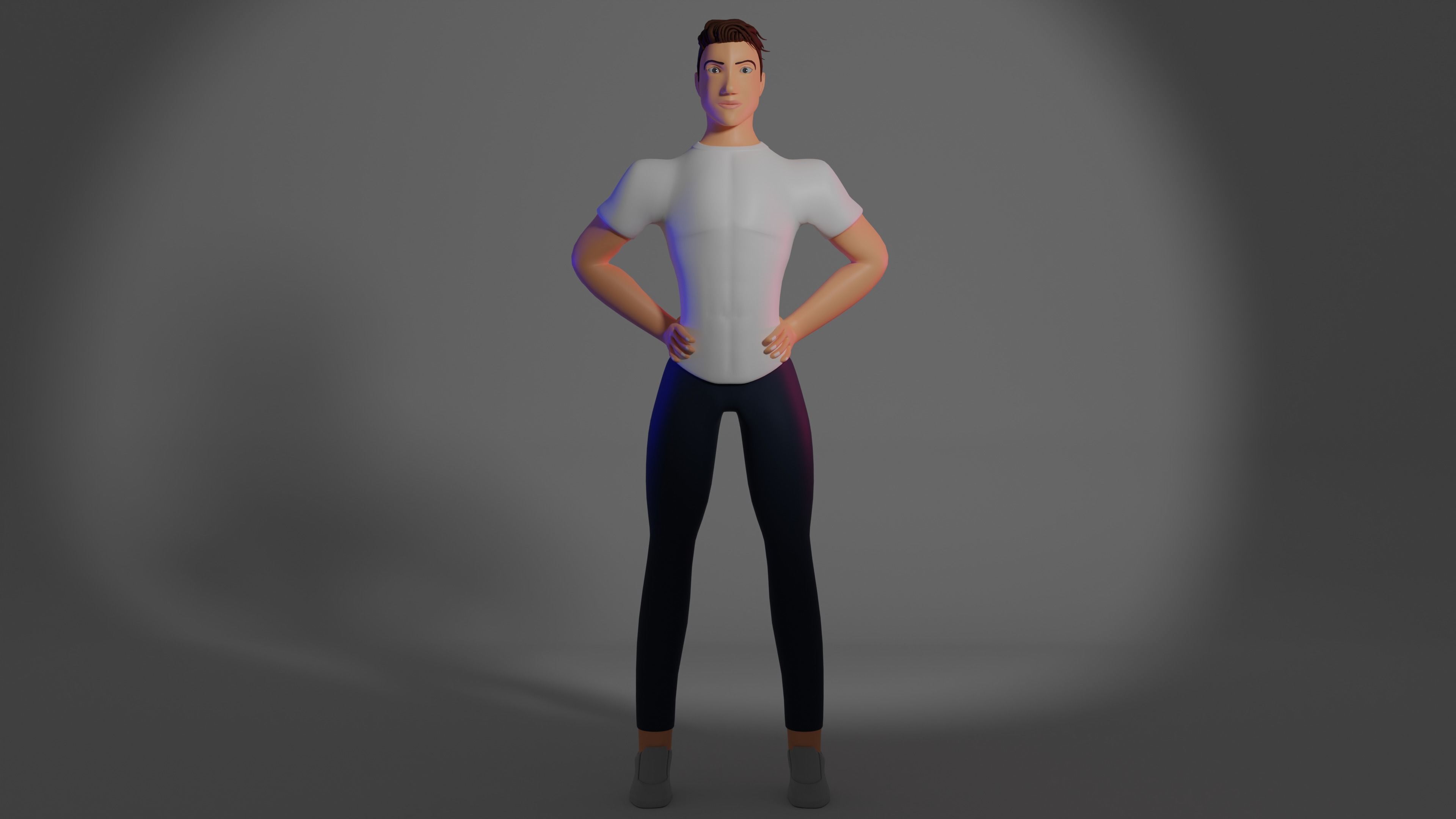 NOAH 3D ACTOR Free low-poly 3D model_5