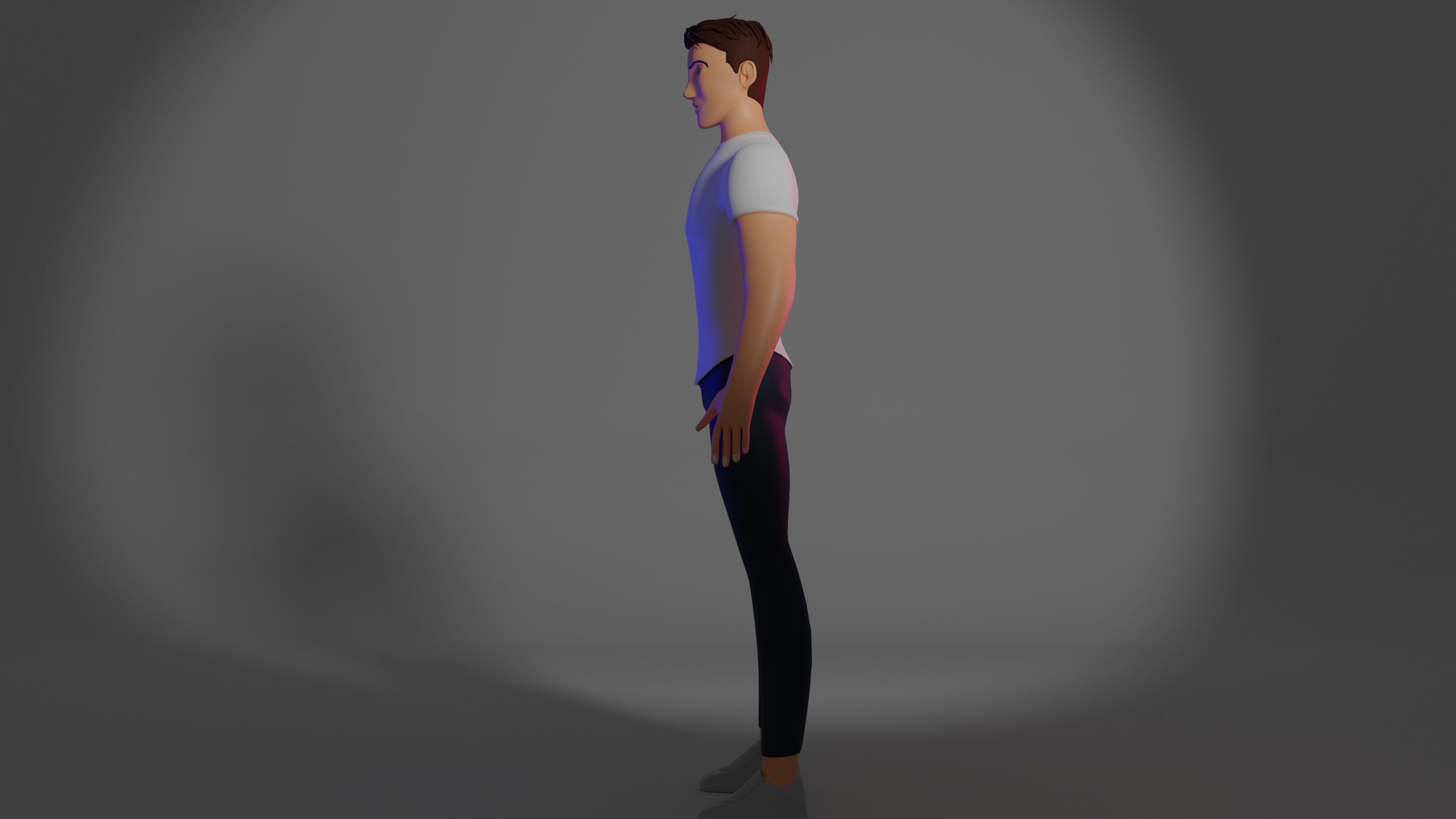 NOAH 3D ACTOR Free low-poly 3D model_1