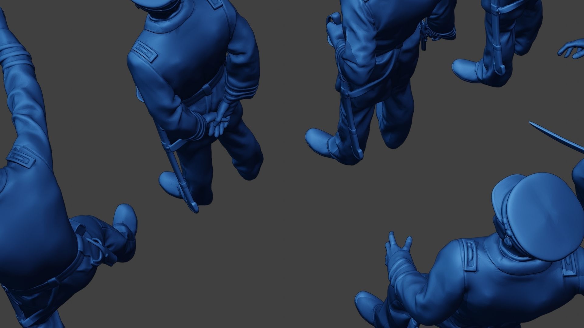 American Naval Officers Civil War Union Pack 1 ACWUS1 3D Model Collection_11