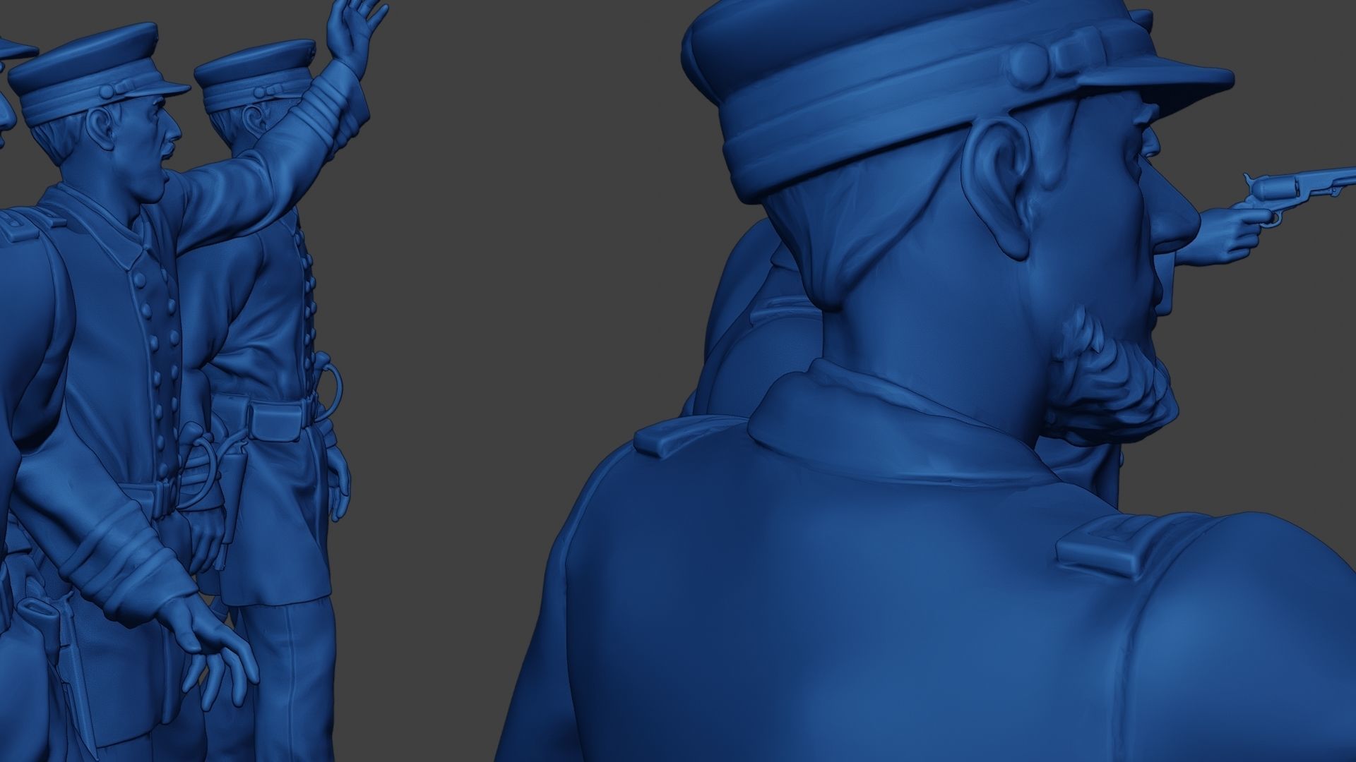 American Naval Officers Civil War Union Pack 1 ACWUS1 3D Model Collection_23