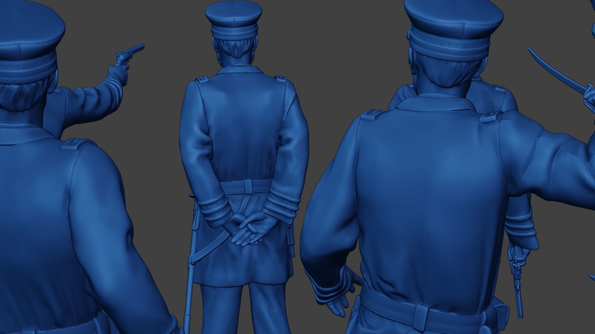 American Naval Officers Civil War Union Pack 1 ACWUS1 3D Model Collection_19