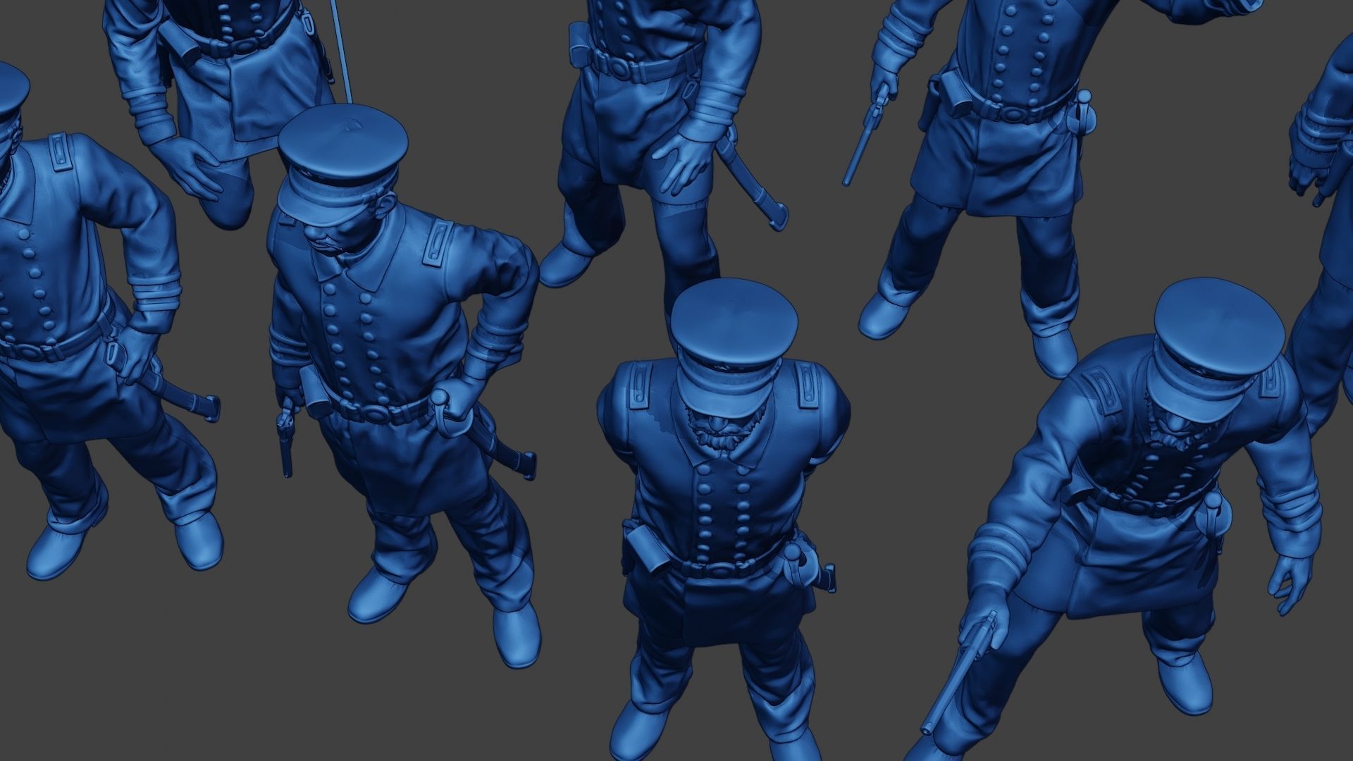 American Naval Officers Civil War Union Pack 1 ACWUS1 3D Model Collection_22