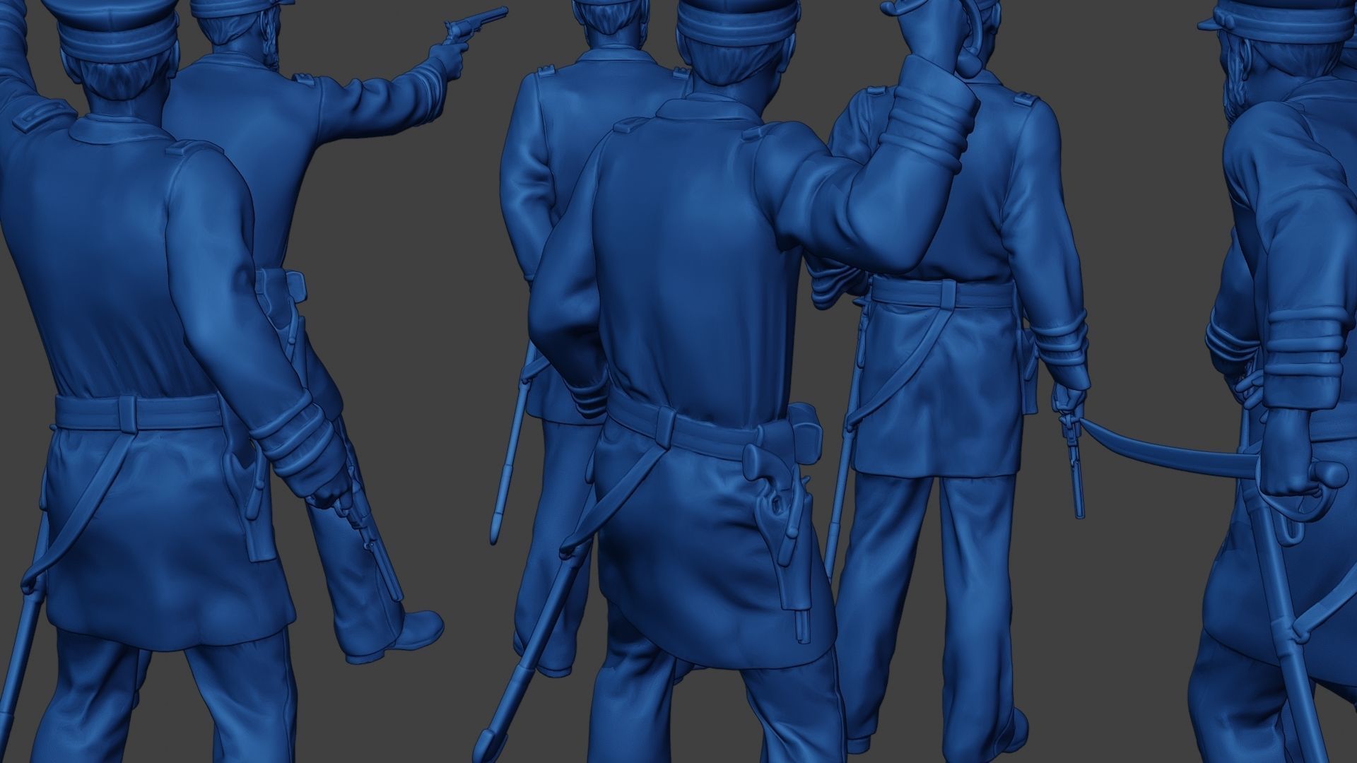 American Naval Officers Civil War Union Pack 1 ACWUS1 3D Model Collection_18