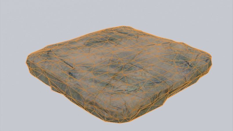 4 Low-poly rocks and textures and others maps Low-poly 3D model_6