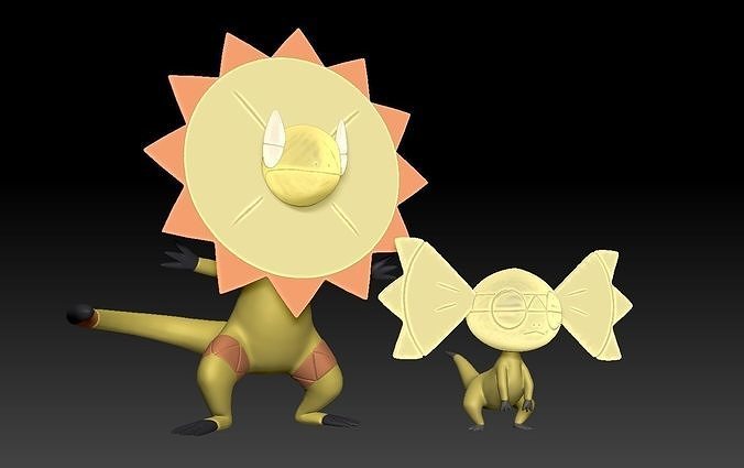 Pokemon Helioptile Heliolisk 3D print model