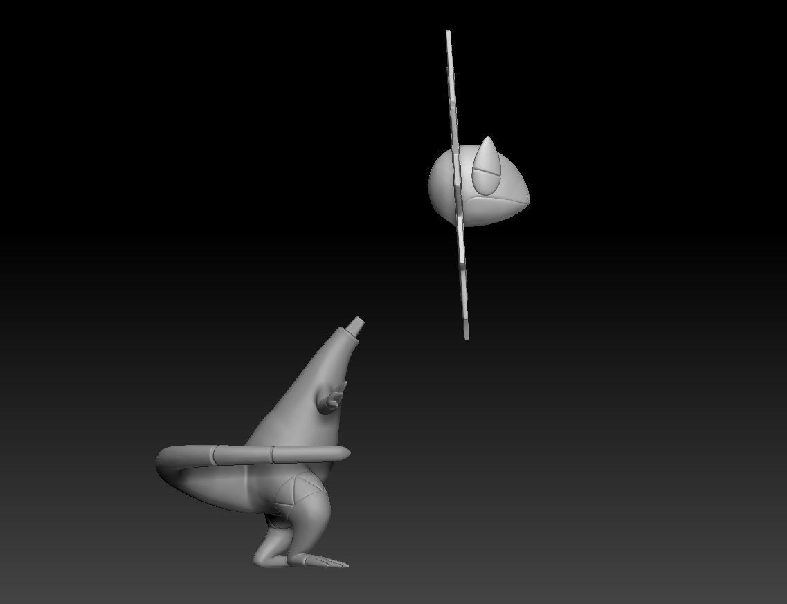 Pokemon Helioptile Heliolisk 3D print model_3