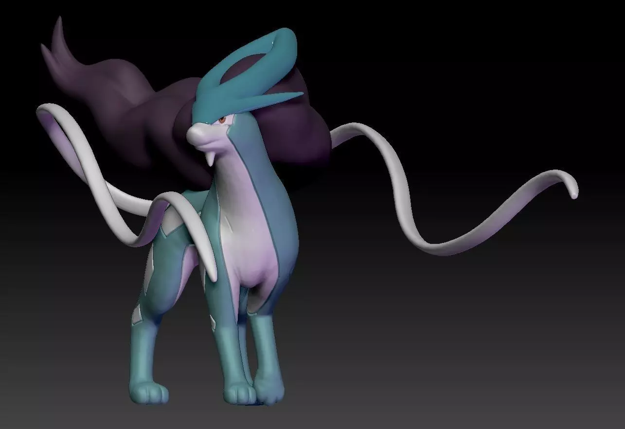 Pokemon Suicune 3D print model_0
