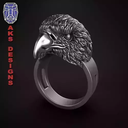 bird Ring Jewelry Eagle version 1