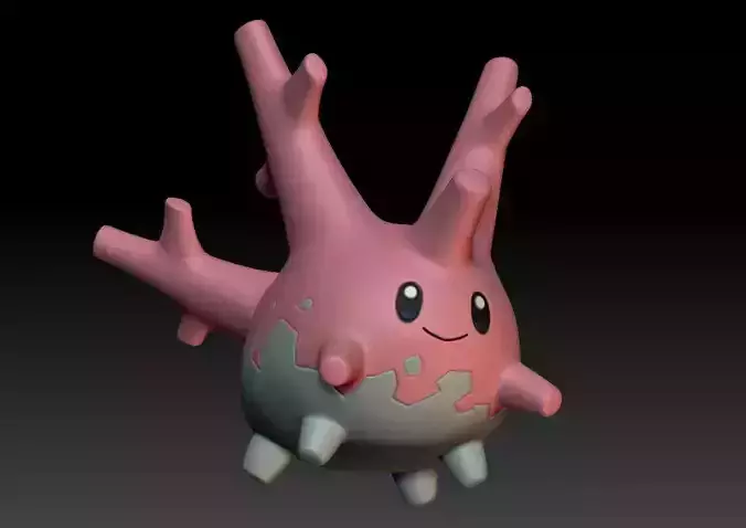 Pokemon Corsola 3D print model