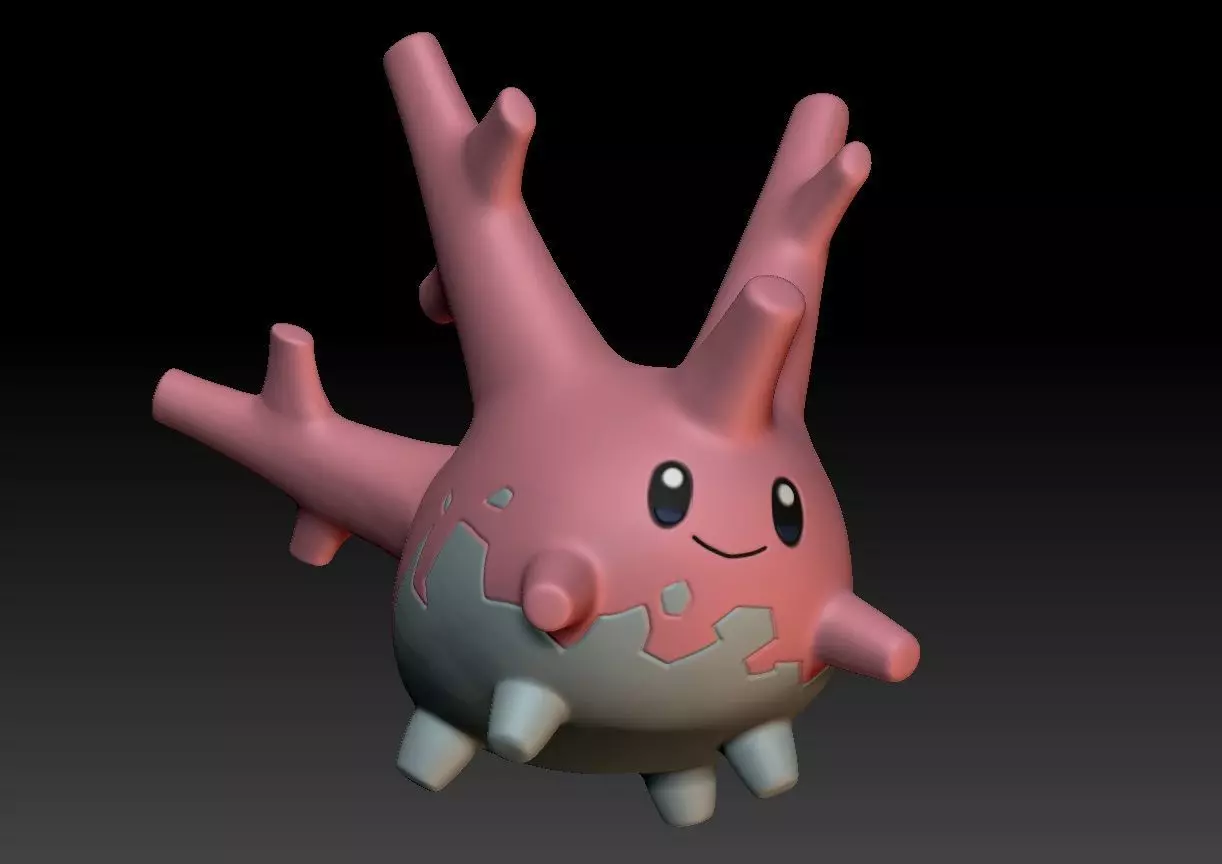 Pokemon Corsola 3D print model_0