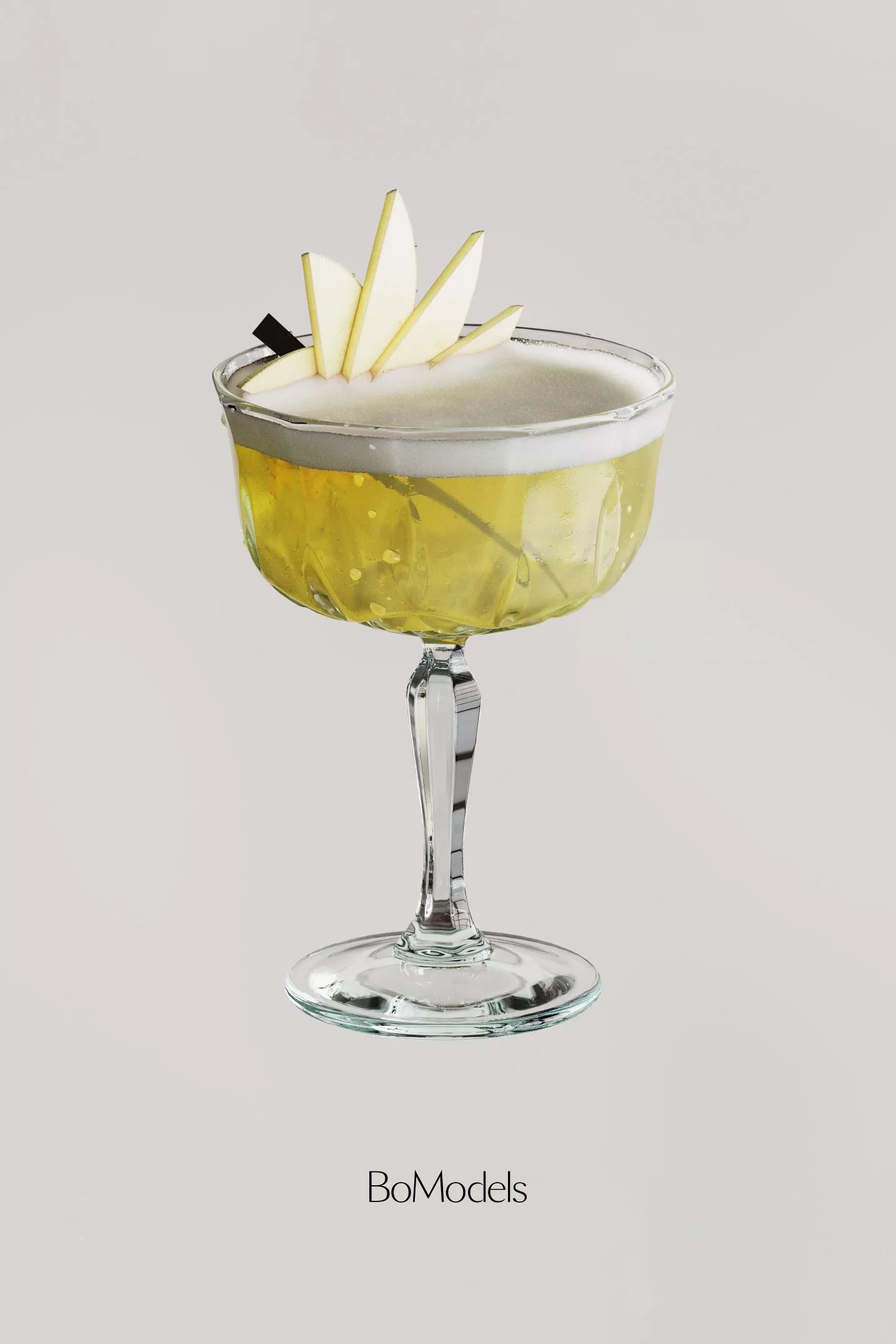 Cocktail Apple Cart 3D model