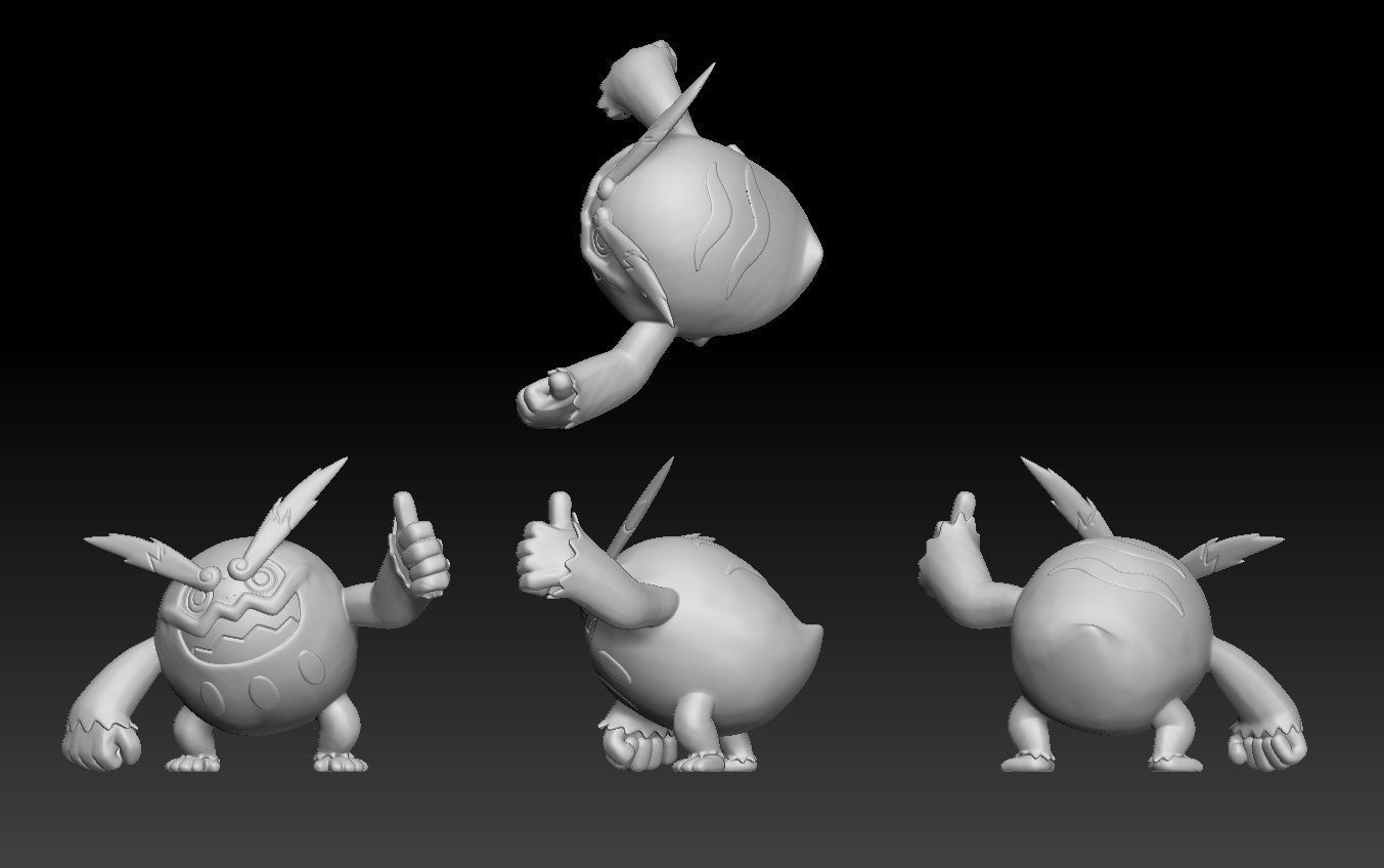 Pokemon Darumaka Darmanitan 3D print model_2