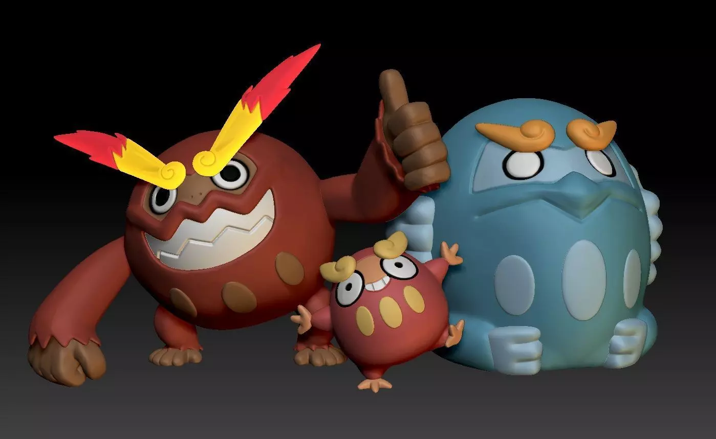 Pokemon Darumaka Darmanitan 3D print model_0