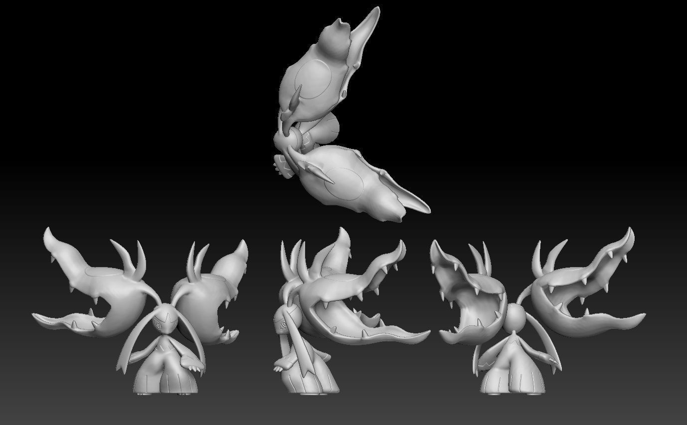 Pokemon Mawile Mega Evolution 3D print model_2