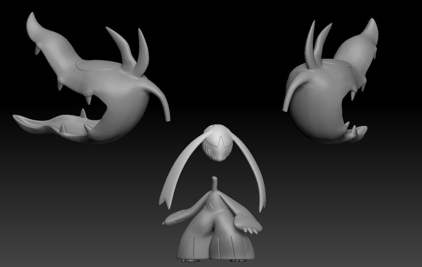 Pokemon Mawile Mega Evolution 3D print model_4