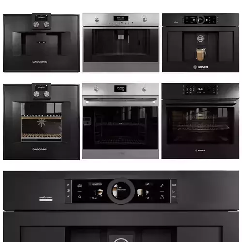 Smeg Gaggenau bosch collection 3D model