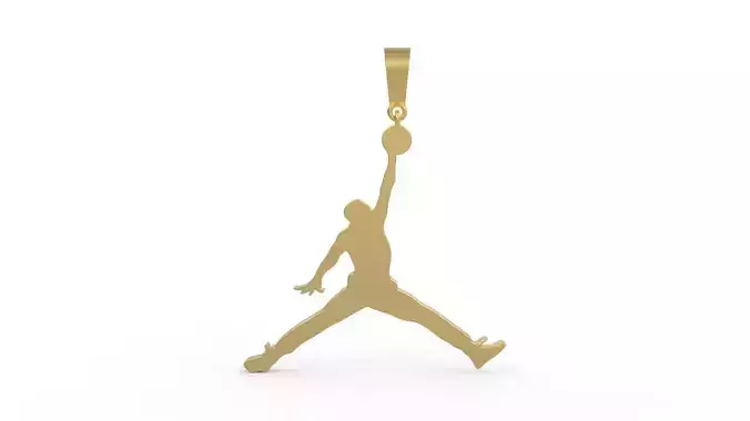 Basketball Player Pendant 3D print model