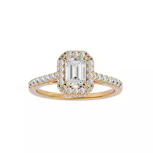 Solitaire ring model 3D print model