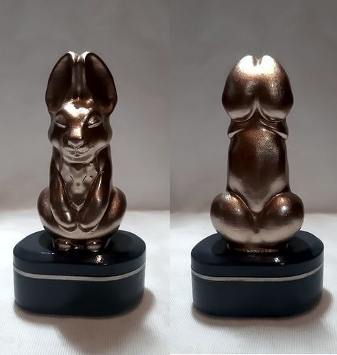 Jewelry Box Naughty Bunny 3D model 3D print model