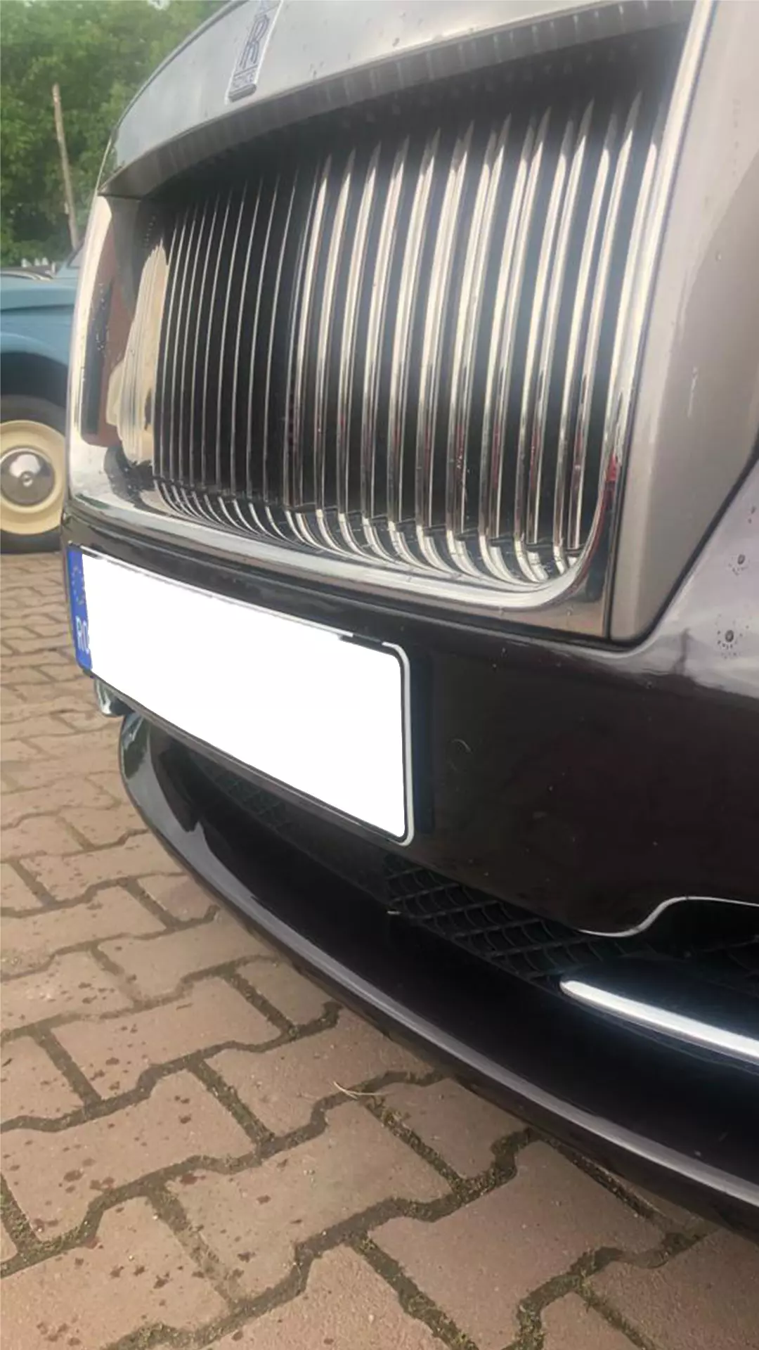 Slim License Plate Support EURO 3D print model 3D print model_0