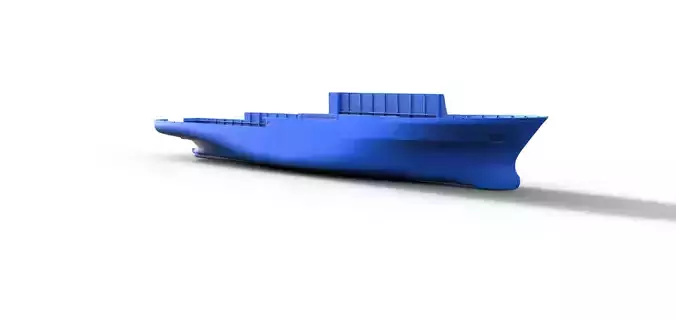 Hull for Meteor ship model 3D print model