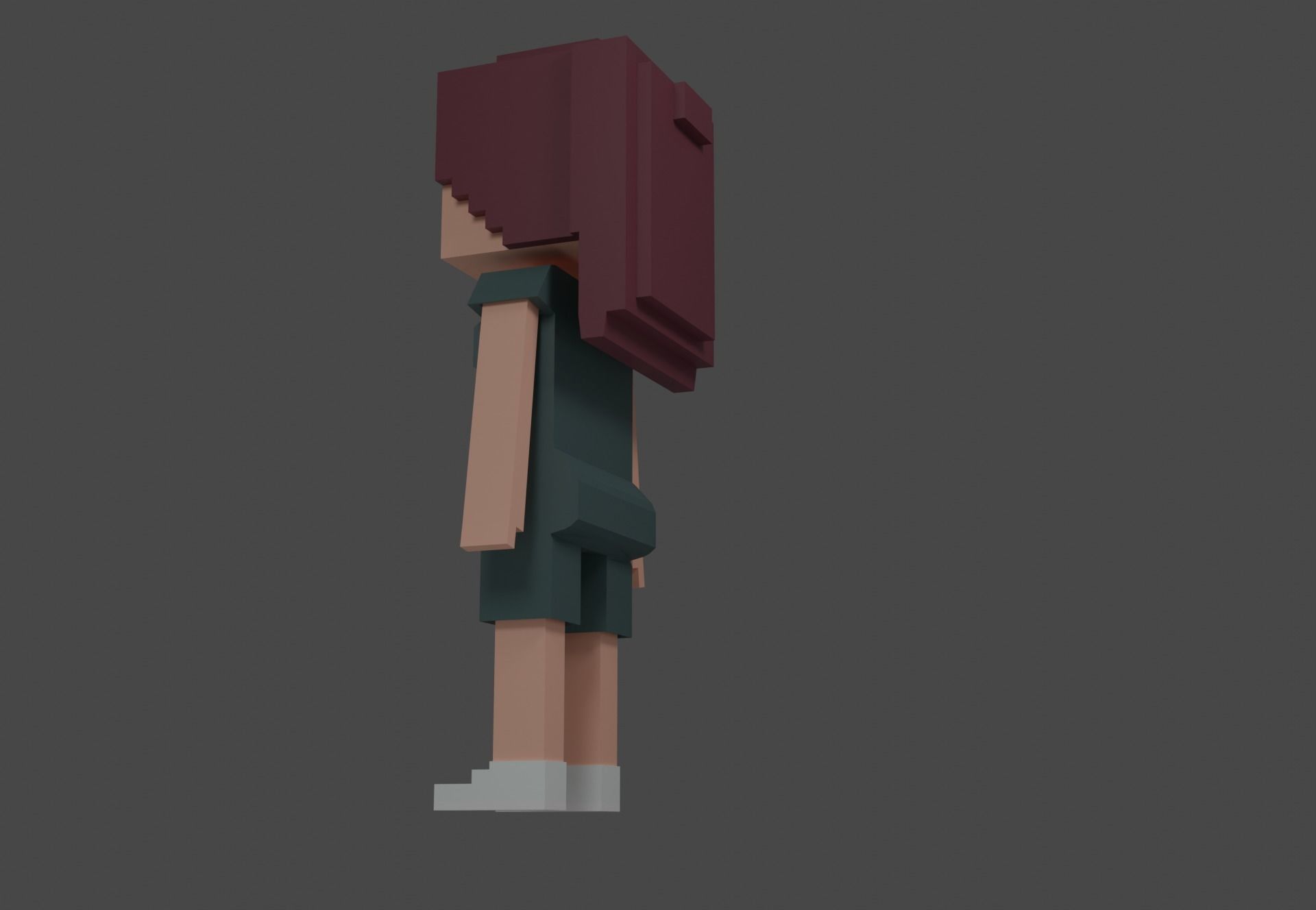 sexy mebit gril  3D model_2