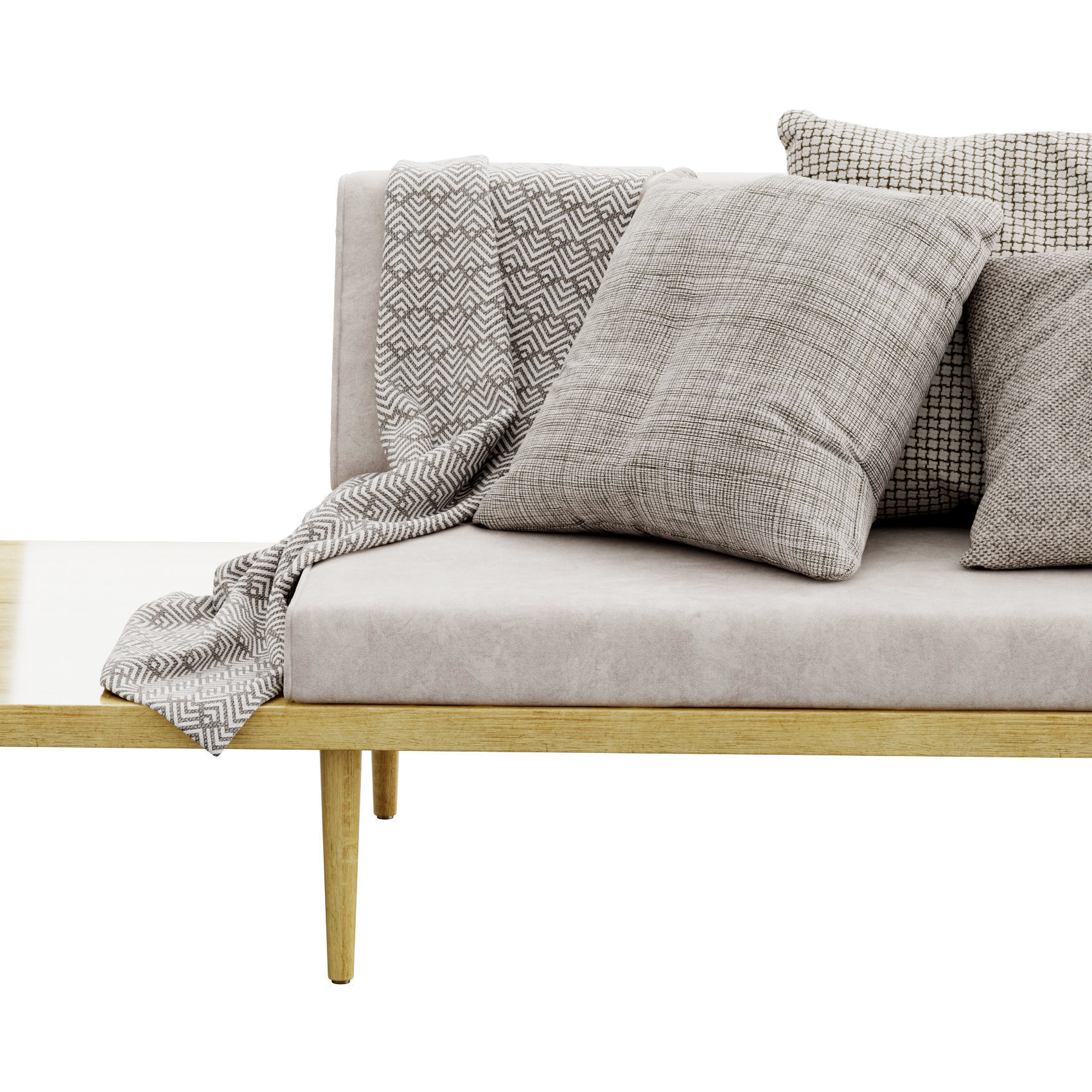 Daybed sectional by Casara Modern 3D model_5