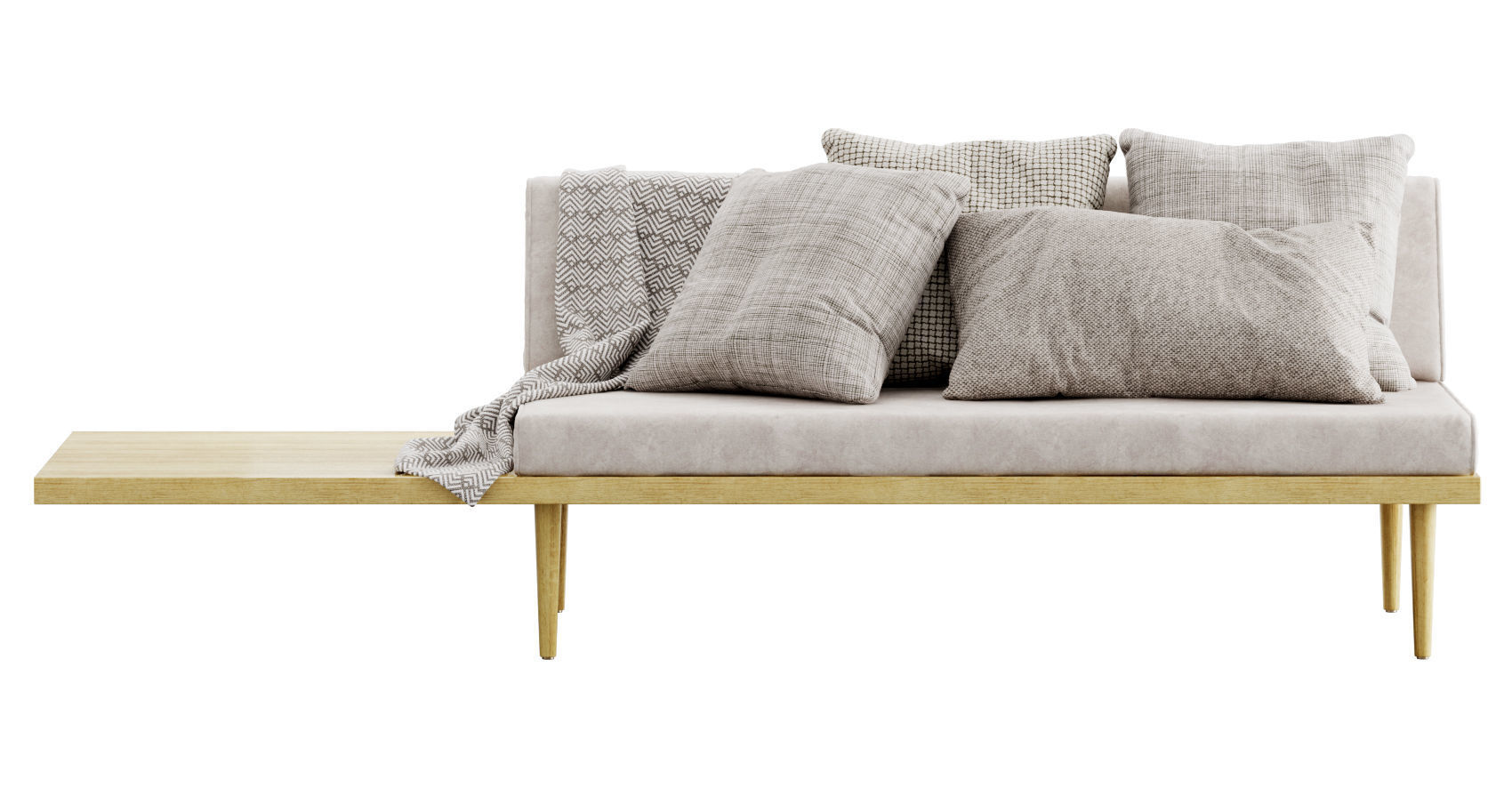 Daybed sectional by Casara Modern 3D model_11