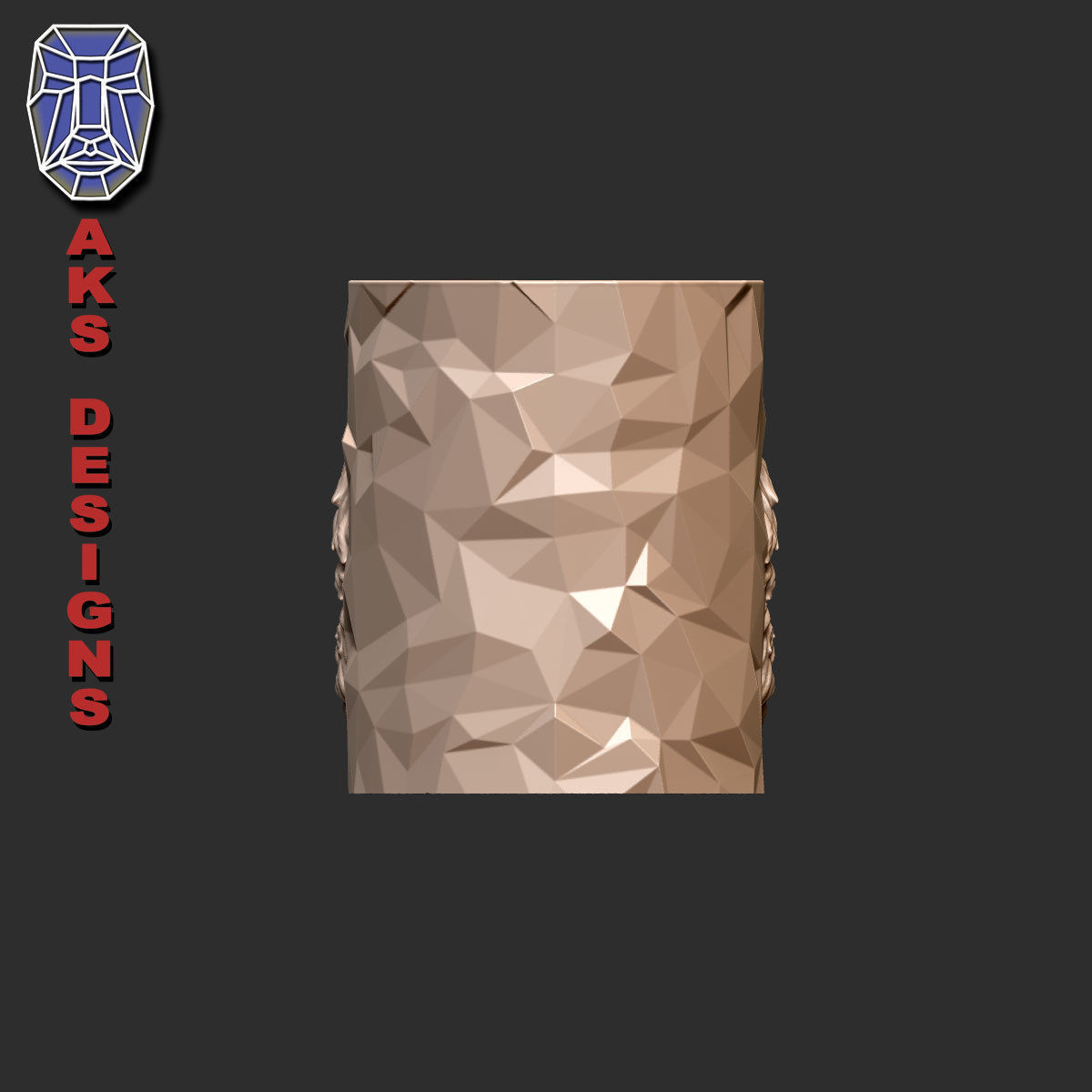 Eagle version 1 Flowerpot 3D print model_4