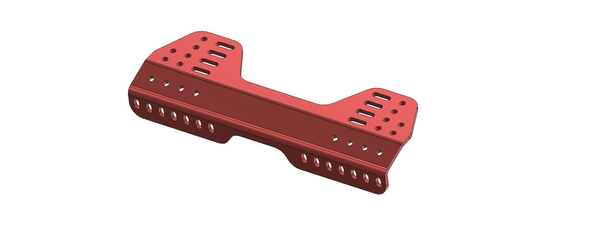 Racing Seat Mount  3D print model_2