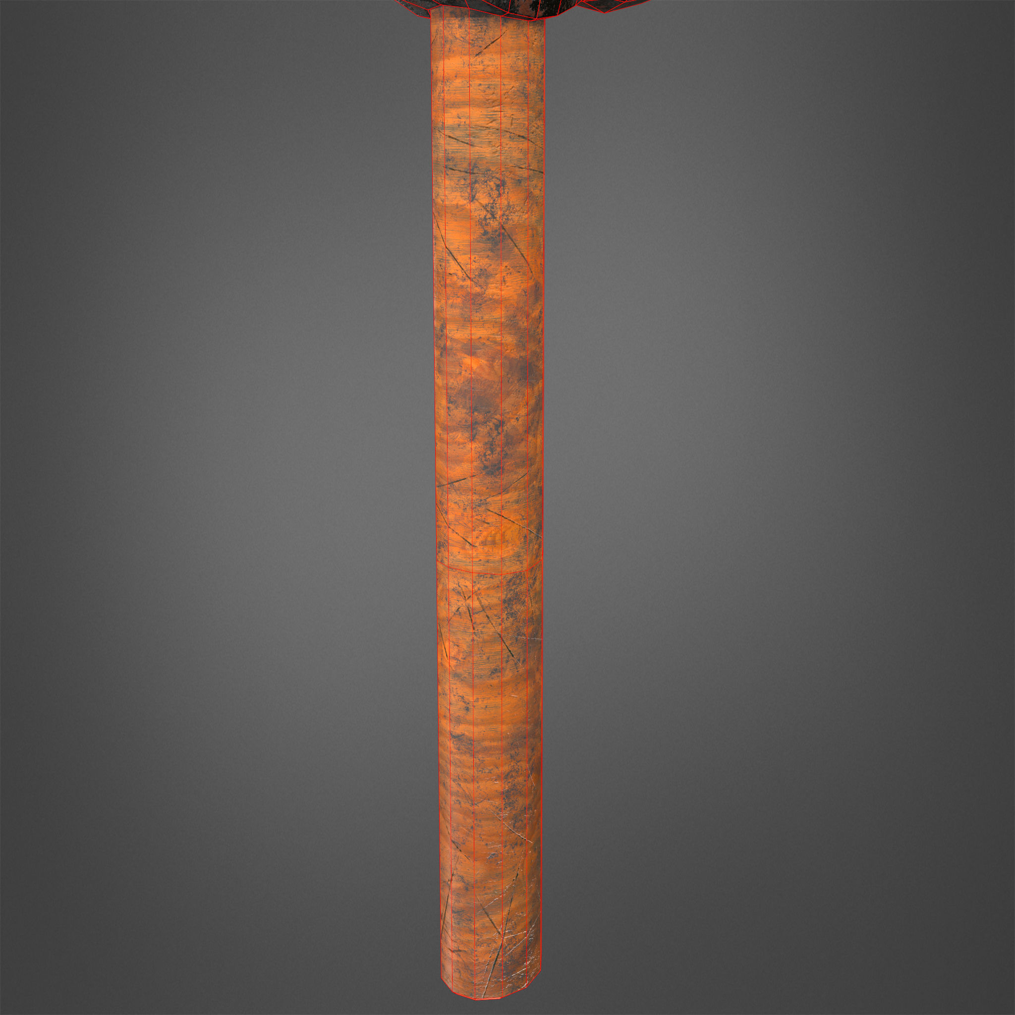 Hammer Realistic Low-poly 3D model_23