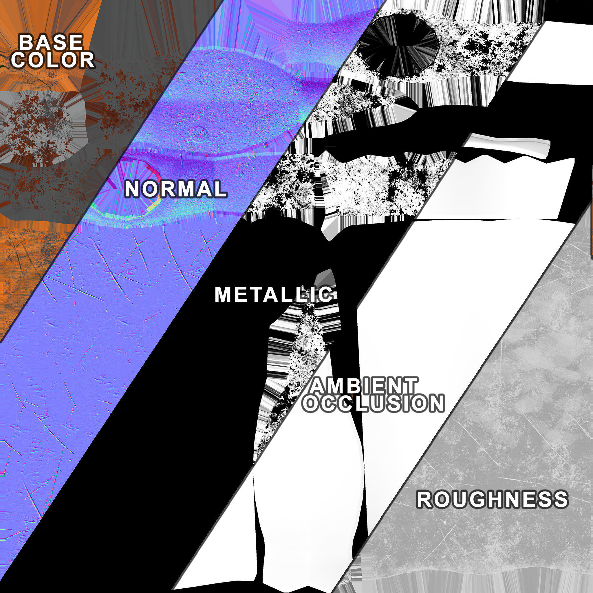 Hammer Realistic Low-poly 3D model_24