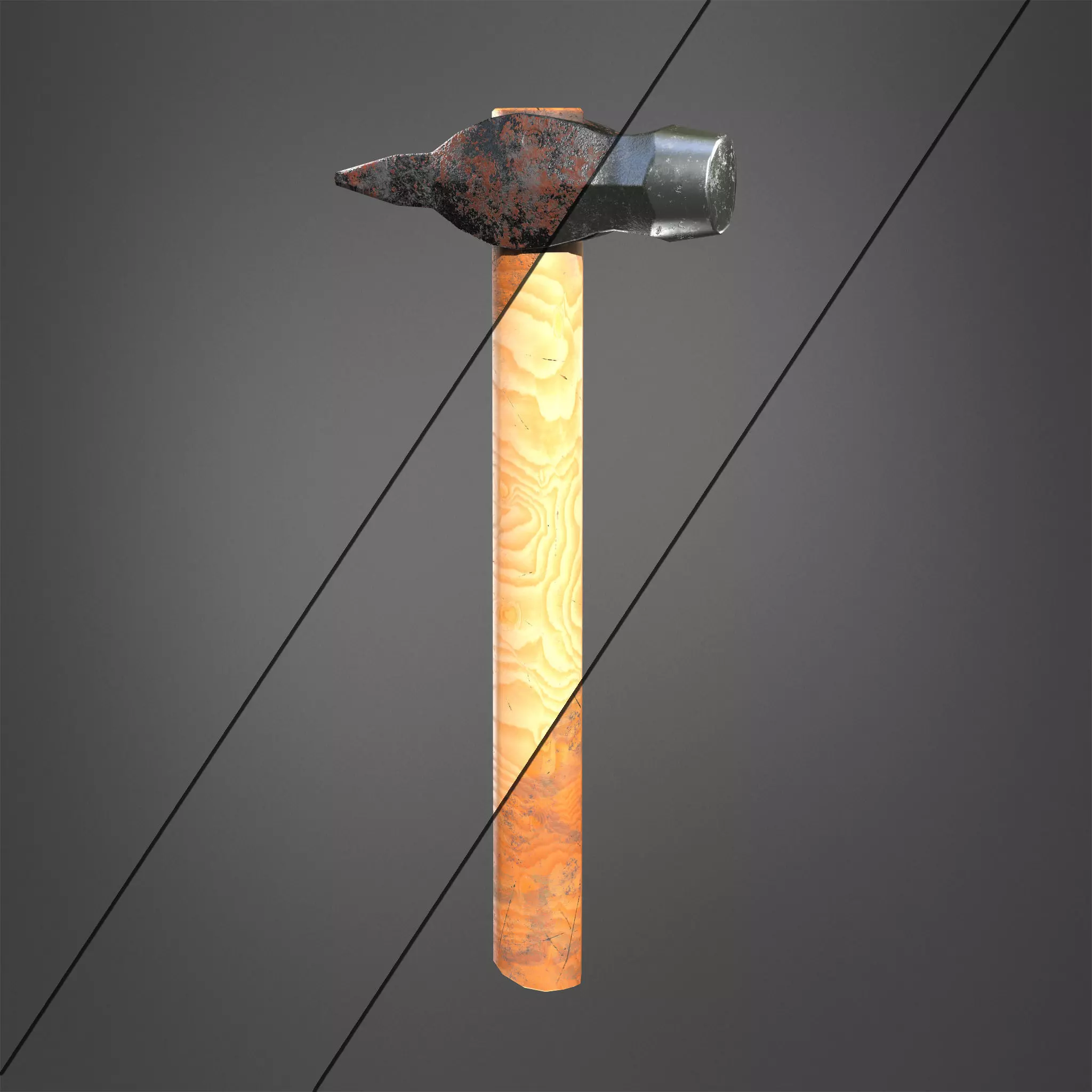 Hammer Realistic Low-poly 3D model_0