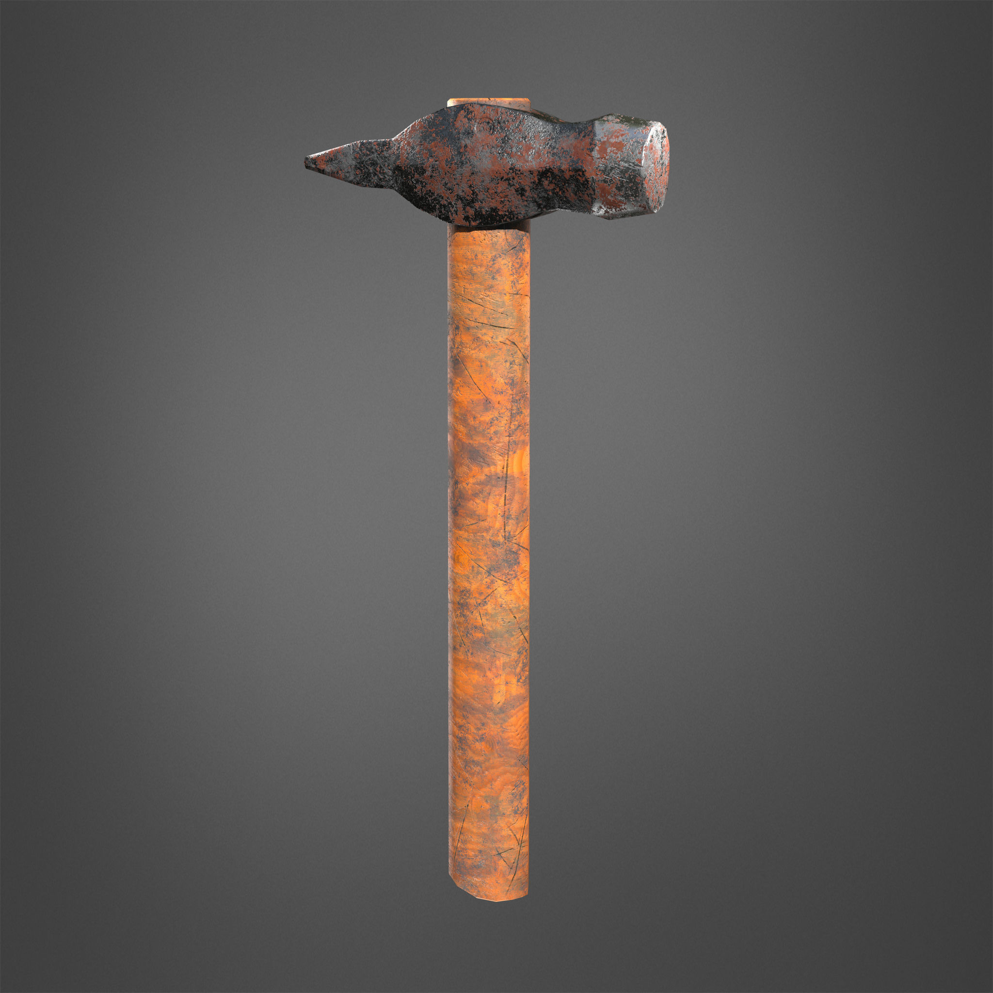 Hammer Realistic Low-poly 3D model_6