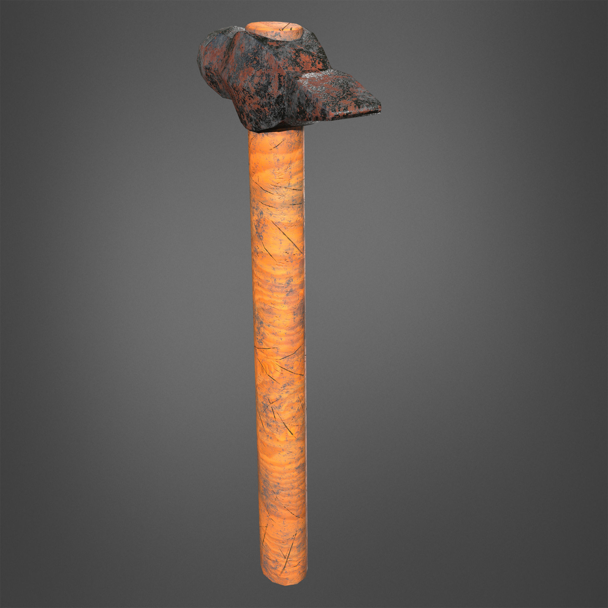 Hammer Realistic Low-poly 3D model_14