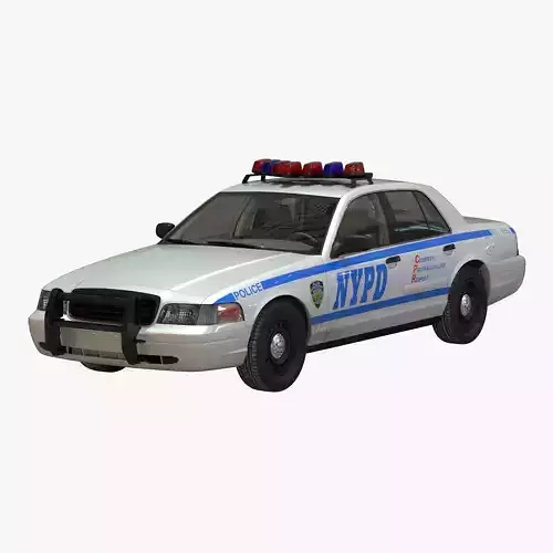 Generic Police Car NYPD Simple Interior