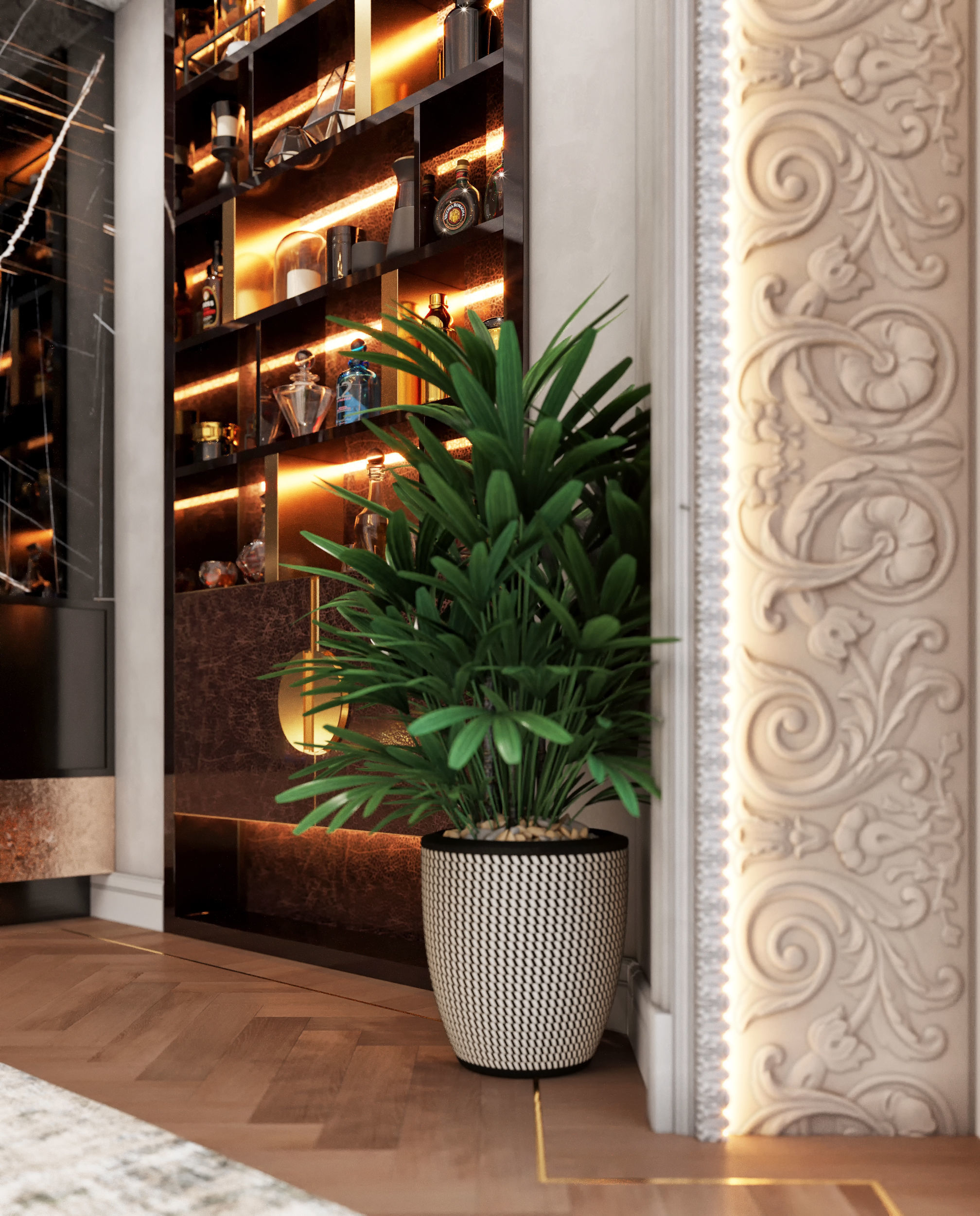 Interior Scene-1 for 3D Studio MAX and Corona Renderer 3D model_3