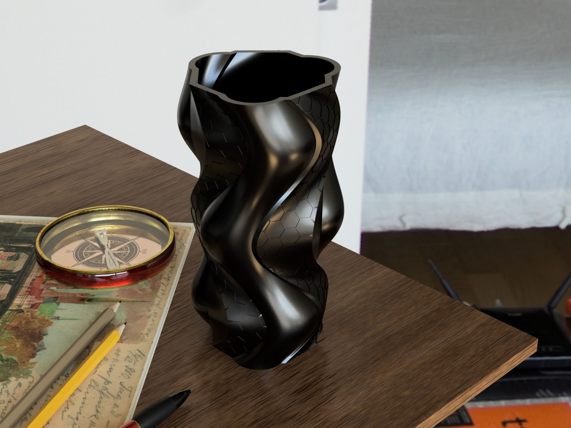 Vase 22 3D print model_3