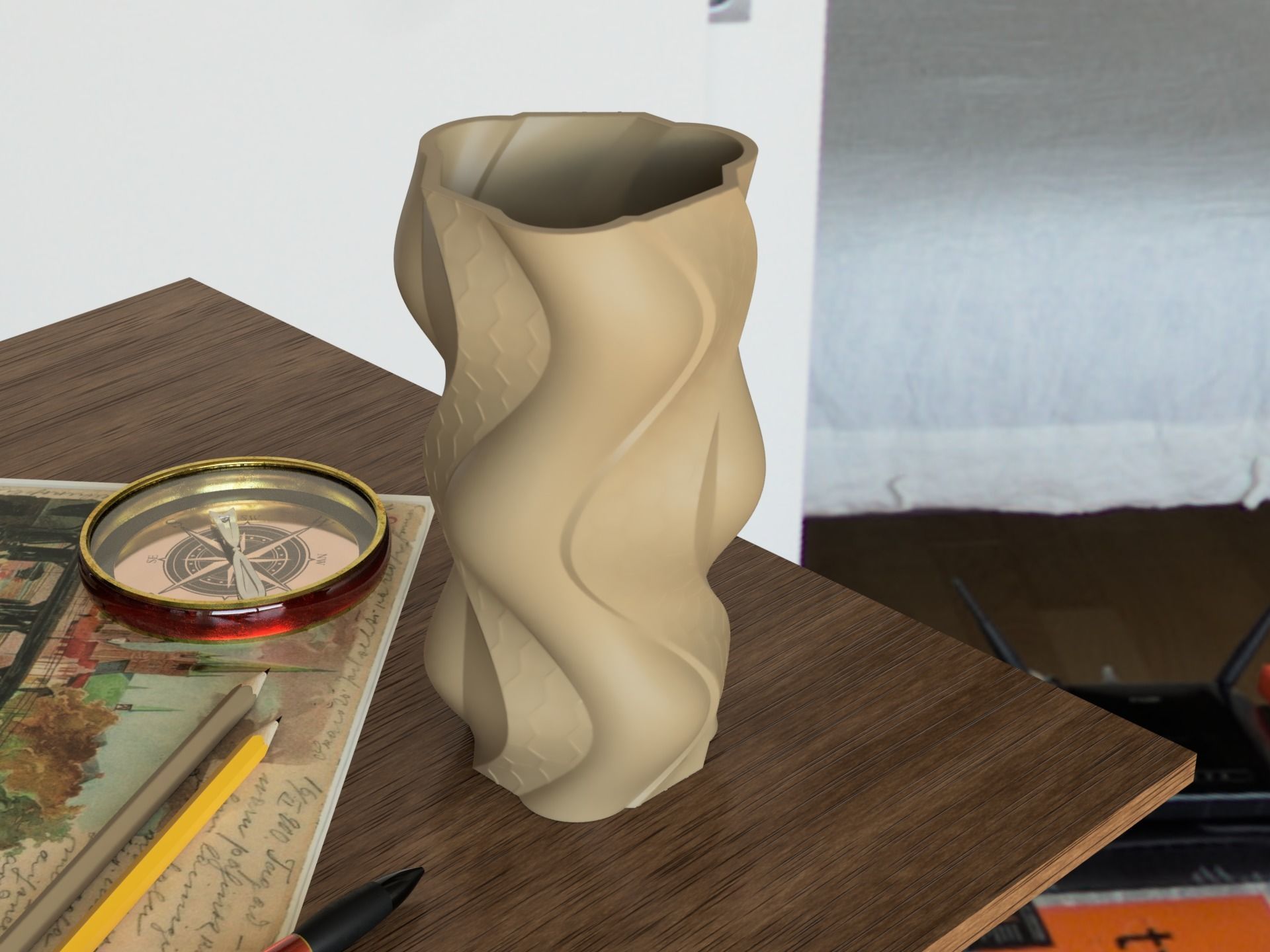 Vase 22 3D print model_4