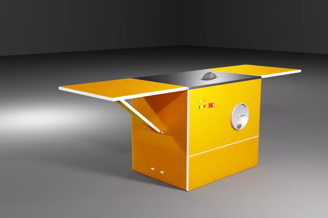 wood cutting machine  3D print model_0