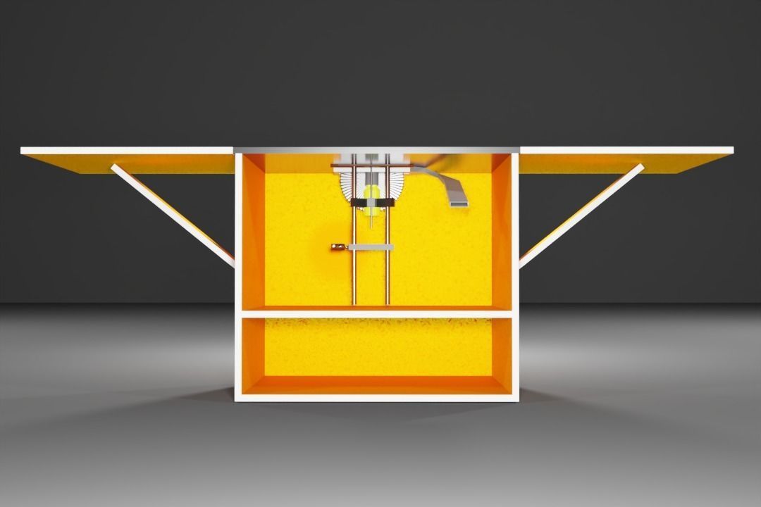 wood cutting machine  3D print model_3