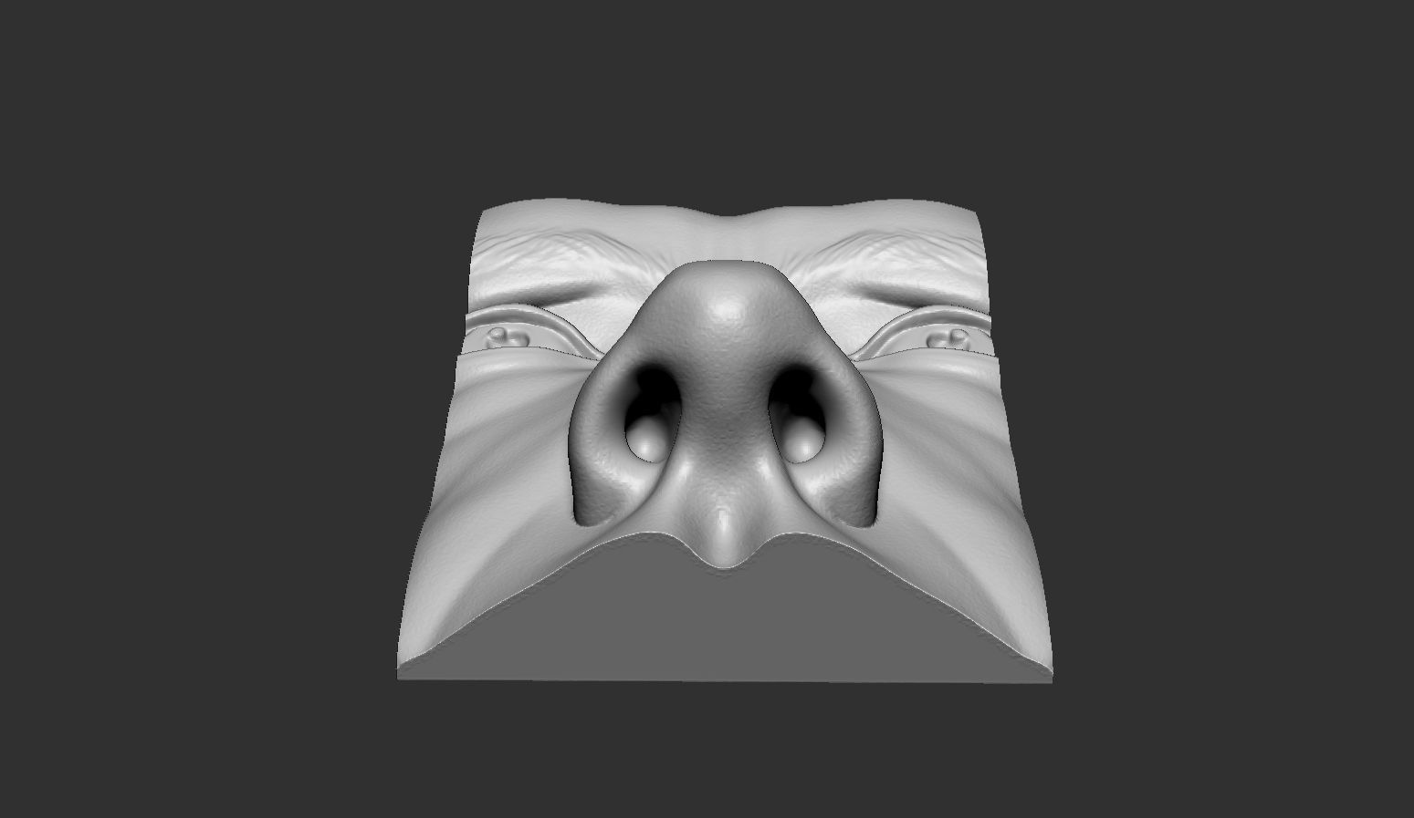 Male Face 3D print model_4