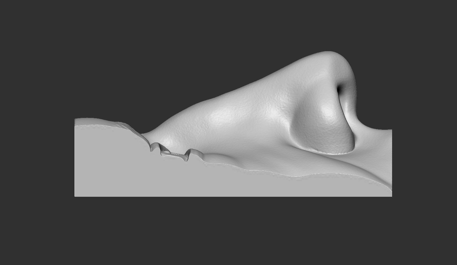 Male Face 3D print model_5