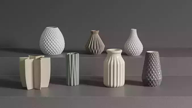 Vases Collection 02 for Interior Decoration