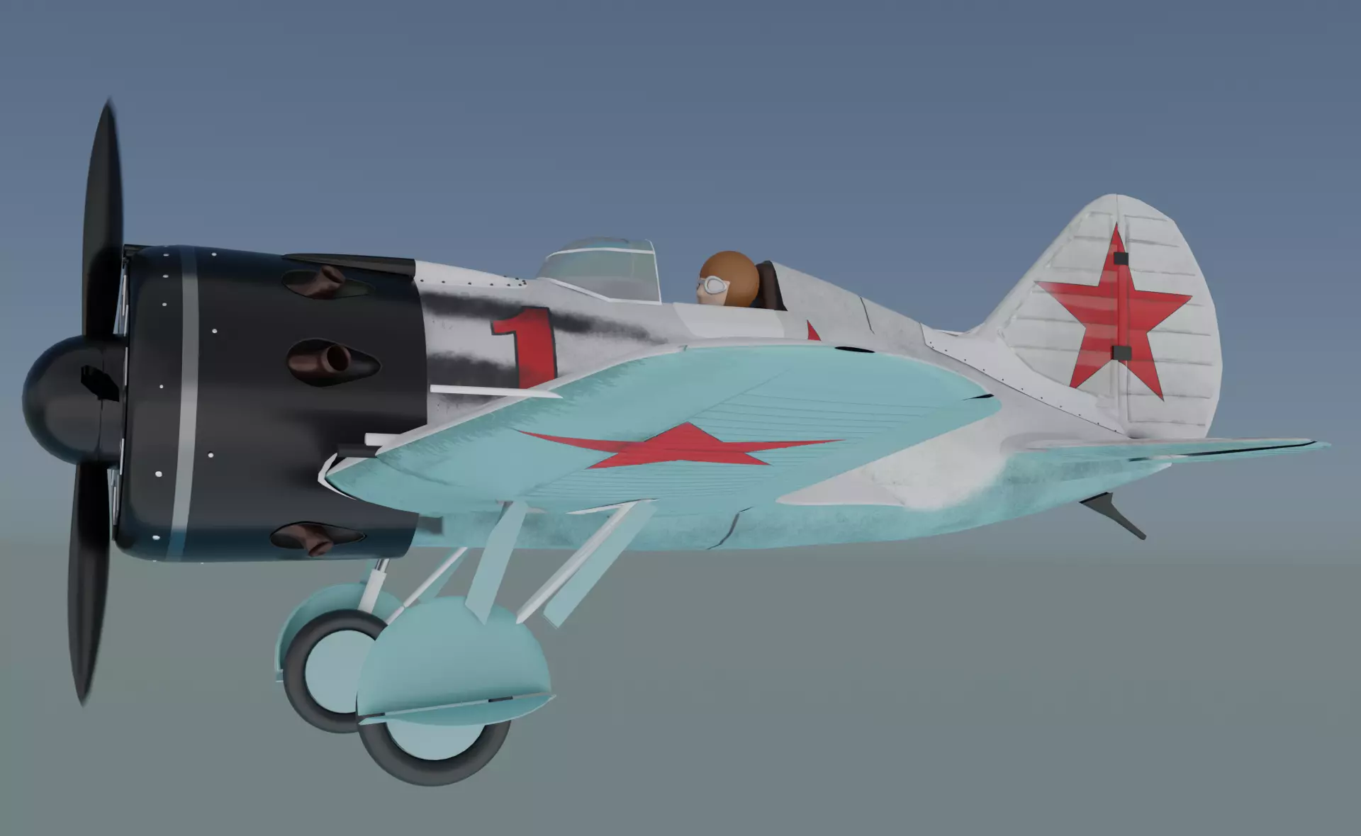 Polikarpow I 16 Rata 3D model
